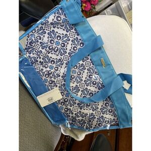 Jack & Missy Jack and Missy 2 in 1 Resort Tote Bag Blue BRAND NEW FREE SHIPPING